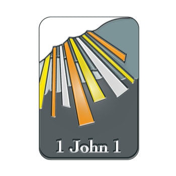 1 John 1 Verse Memory Pin