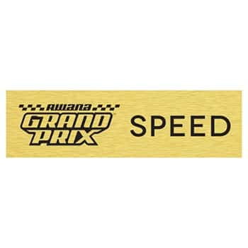 Awana Grand Prix Trophy Speed Plates (3 Pack)