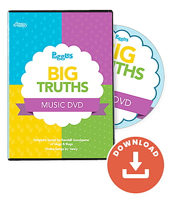 Awana Puggles Big Truths Music DVD (Download)