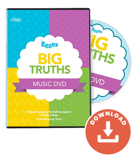 Awana Puggles Big Truths Music DVD (Download)