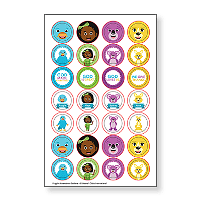 Awana Puggles Stickers