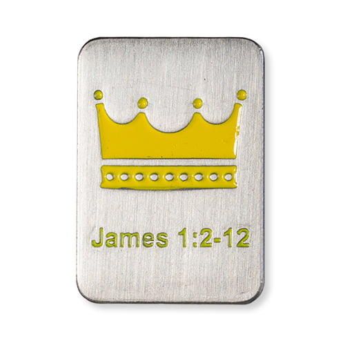 James 1 Verse Memory Pin