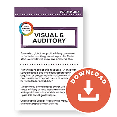 Special Needs Pocket Guide: Visual & Auditory (Download)