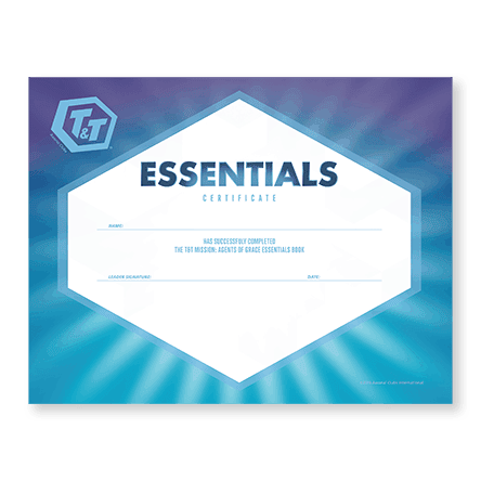 T&T Agents of Grace Essentials Certificate (10 Pack) T&T Agents of Grace Essentials Certificate (10 Pack)