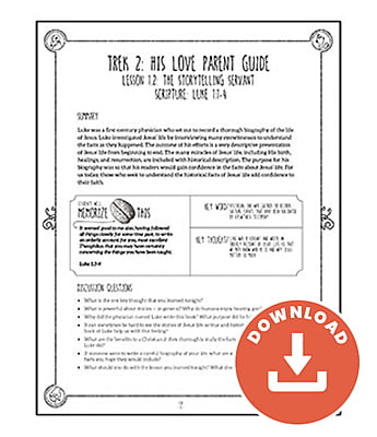 Trek “His Love” Parent Guide – Free Download