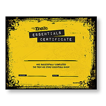 Trek “His Story” Essentials Certificate (5 Pack)